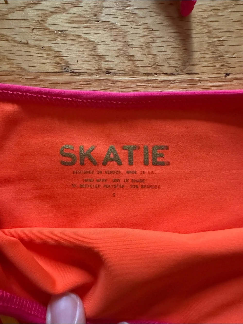 Skatie Two Tone Orange & Yellow Bikini Set